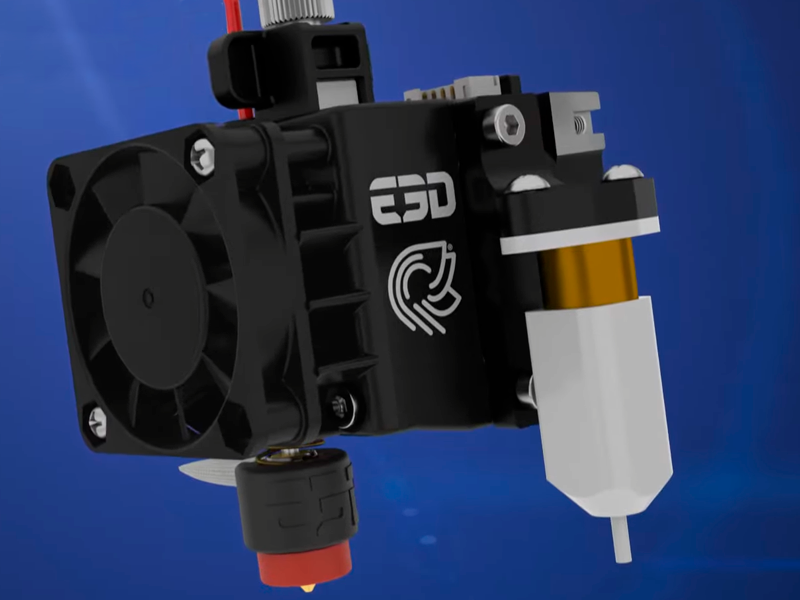 The T-slot system allows for mounting accessories on the extrusion system